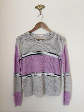 Lisa Todd Resort XOX Colorblock Pullover Sweater XS
